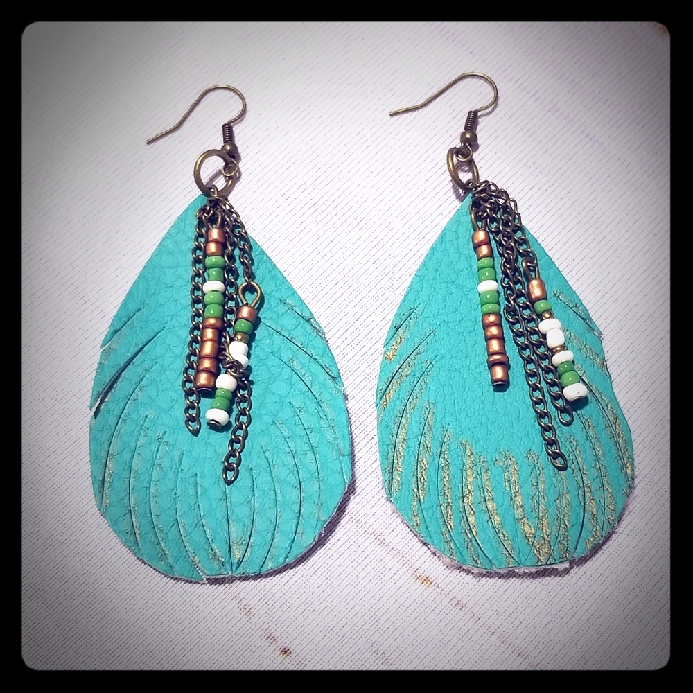 Turquoise drop earrings